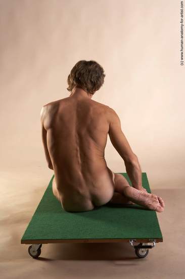 Nude Man White Sitting poses - simple Slim Short Grey Sitting poses - ALL Realistic