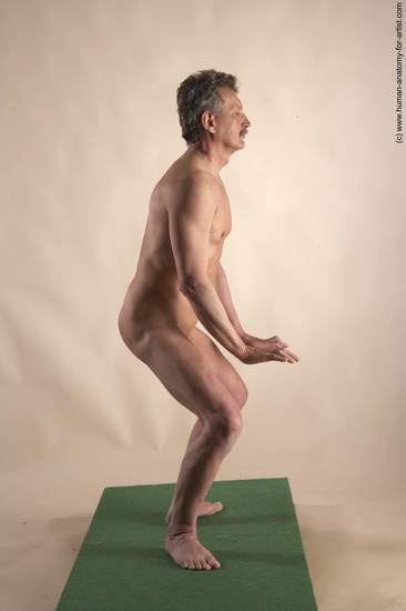 Nude Man White Standing poses - ALL Slim Short Grey Standing poses - simple Realistic