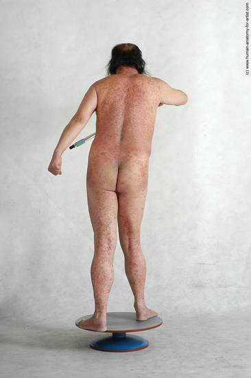 and more Nude Man Asian Standing poses - ALL Chubby Bald Black Standing poses - simple Realistic