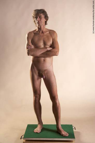 Nude Man White Standing poses - ALL Slim Short Grey Standing poses - simple Realistic