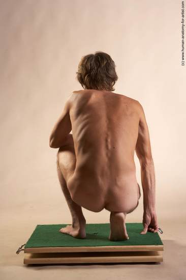 Nude Man White Standing poses - ALL Slim Short Grey Standing poses - knee-bend Realistic