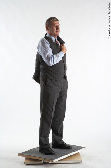 Business Man White Standing poses - ALL Average Short Grey Standing poses - simple Academic