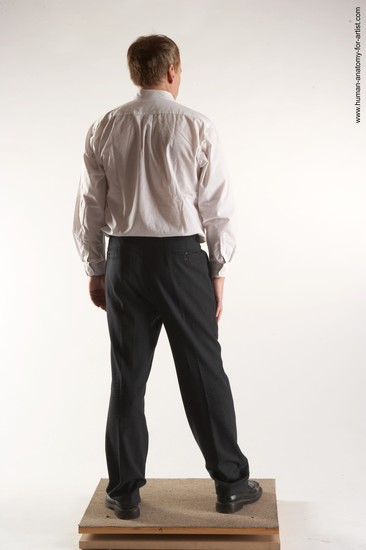 Casual Man White Standing poses - ALL Average Short Brown Standing poses - simple Academic