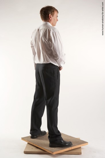 Casual Man White Standing poses - ALL Average Short Brown Standing poses - simple Academic