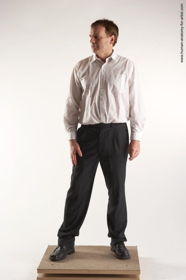 Casual Man White Standing poses - ALL Average Short Brown Standing poses - simple Academic