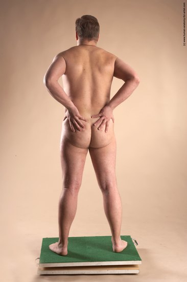 Nude Man White Standing poses - ALL Average Short Brown Standing poses - simple Realistic