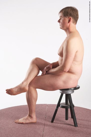 Nude Man White Sitting poses - simple Average Short Grey Sitting poses - ALL Realistic