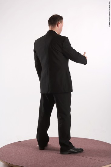 Business Holding Man White Standing poses - ALL Average Short Grey Standing poses - simple Academic