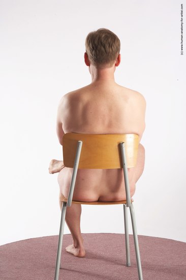 Nude Man White Sitting poses - simple Average Short Grey Sitting poses - ALL Realistic