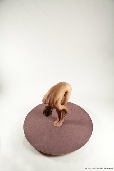 Nude Man White Laying poses - ALL Athletic Short Brown Laying poses - on stomach Multi angles poses Realistic