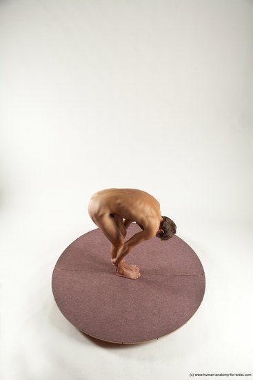 Nude Man White Laying poses - ALL Athletic Short Brown Laying poses - on stomach Multi angles poses Realistic