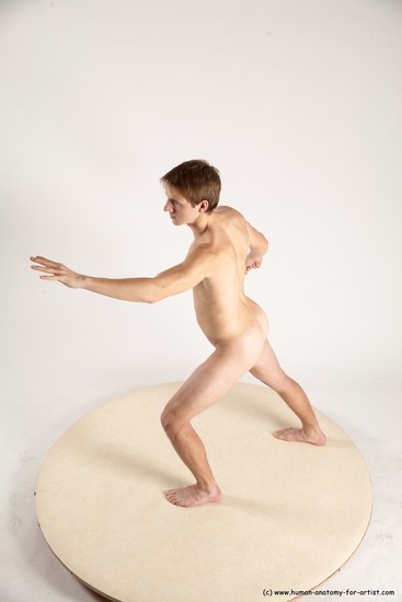 Nude Man White Standing poses - ALL Athletic Short Brown Standing poses - simple Multi angles poses Realistic