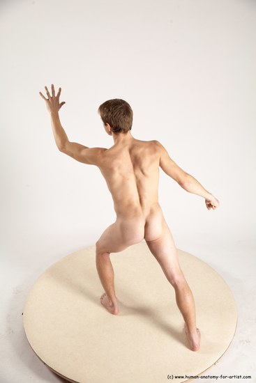 Nude Man White Standing poses - ALL Athletic Short Brown Standing poses - simple Multi angles poses Realistic