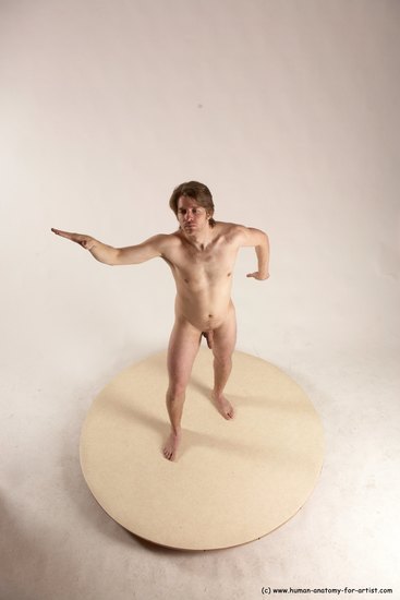 Nude Man White Standing poses - ALL Slim Short Brown Standing poses - simple Multi angles poses Realistic