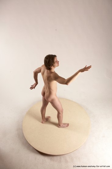 Nude Man White Standing poses - ALL Slim Short Brown Standing poses - simple Multi angles poses Realistic