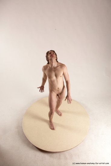 Nude Man White Standing poses - ALL Slim Short Brown Standing poses - simple Multi angles poses Realistic