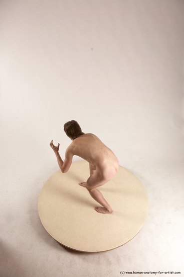 Nude Man White Standing poses - ALL Slim Short Brown Standing poses - simple Multi angles poses Realistic