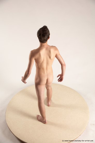 Nude Man White Standing poses - ALL Slim Short Brown Standing poses - simple Multi angles poses Realistic