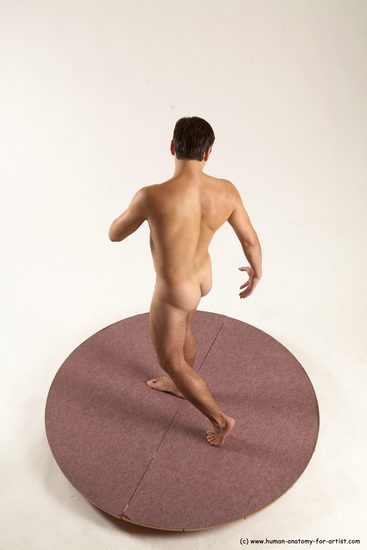 Nude Man White Standing poses - ALL Slim Short Brown Standing poses - simple Multi angles poses Realistic