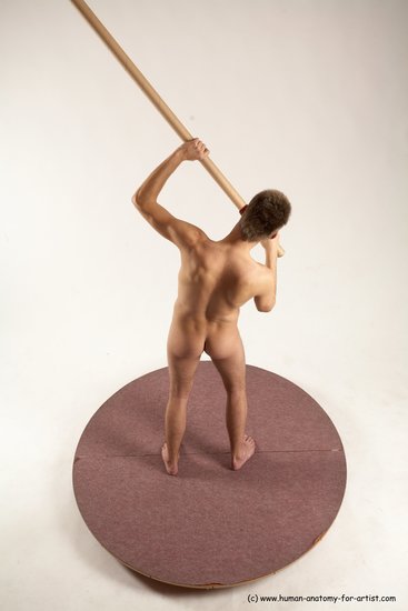 Nude Man White Standing poses - ALL Slim Short Brown Standing poses - simple Multi angles poses Realistic