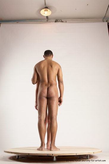 Nude Woman - Man Another Standing poses - ALL Slim Short Brown Standing poses - simple Multi angles poses Realistic