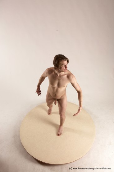 Nude Man White Standing poses - ALL Slim Short Brown Standing poses - simple Multi angles poses Realistic