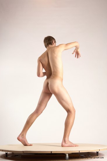 Nude Man White Standing poses - ALL Athletic Short Brown Standing poses - simple Multi angles poses Realistic