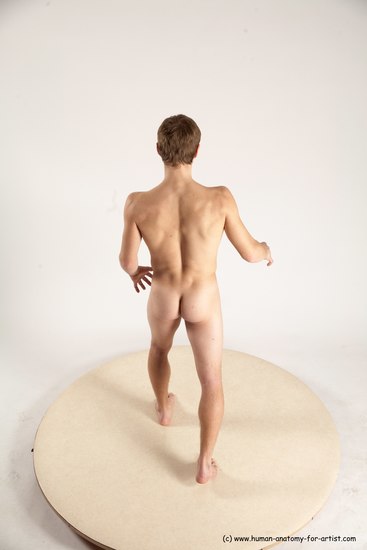 Nude Man White Standing poses - ALL Athletic Short Brown Standing poses - simple Multi angles poses Realistic