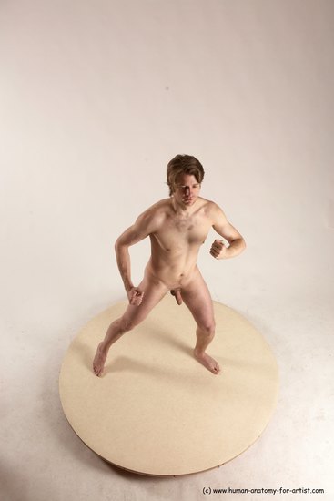 Nude Man White Standing poses - ALL Slim Short Brown Standing poses - simple Multi angles poses Realistic