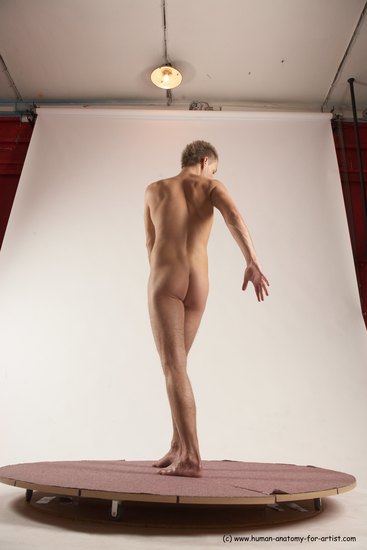 Nude Man White Standing poses - ALL Slim Short Brown Standing poses - simple Multi angles poses Realistic