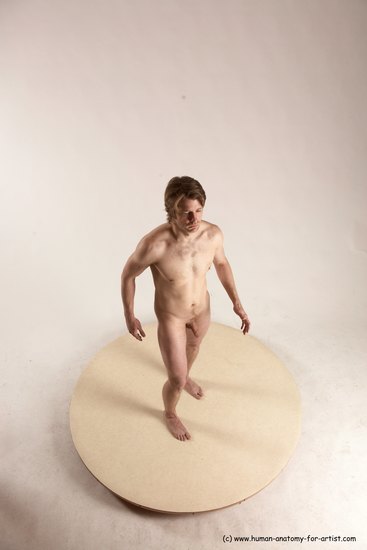 Nude Man White Standing poses - ALL Slim Short Brown Standing poses - simple Multi angles poses Realistic