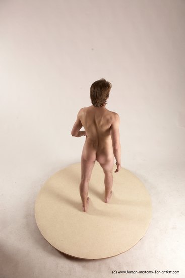 Nude Man White Standing poses - ALL Slim Short Brown Standing poses - simple Multi angles poses Realistic