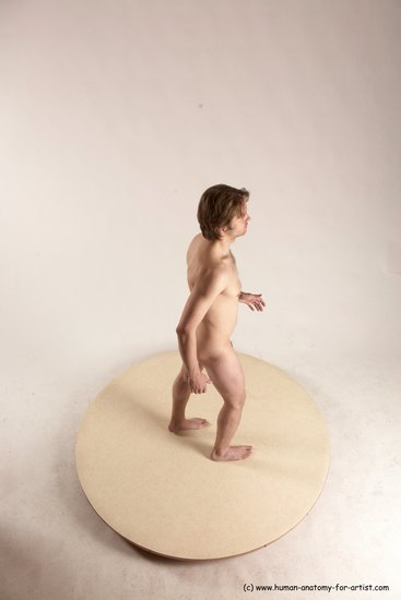 Nude Man White Standing poses - ALL Slim Short Brown Standing poses - simple Multi angles poses Realistic