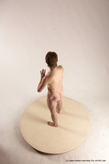 Nude Man White Standing poses - ALL Slim Short Brown Standing poses - simple Multi angles poses Realistic