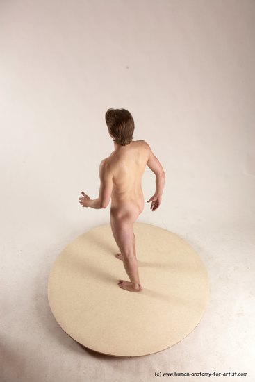 Nude Man White Standing poses - ALL Slim Short Brown Standing poses - simple Multi angles poses Realistic