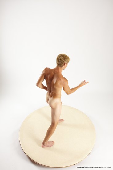 Nude Man White Standing poses - ALL Athletic Short Brown Standing poses - simple Multi angles poses Realistic