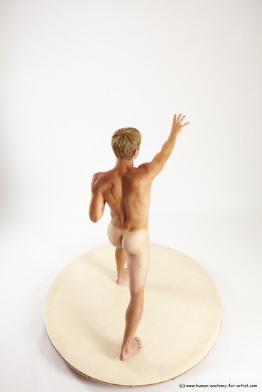 Nude Man White Standing poses - ALL Athletic Short Brown Standing poses - simple Multi angles poses Realistic