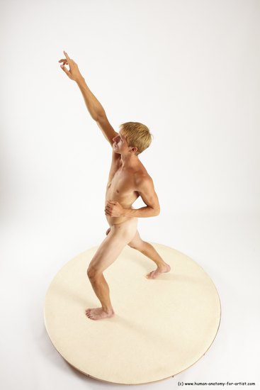 Nude Man White Standing poses - ALL Athletic Short Brown Standing poses - simple Multi angles poses Realistic