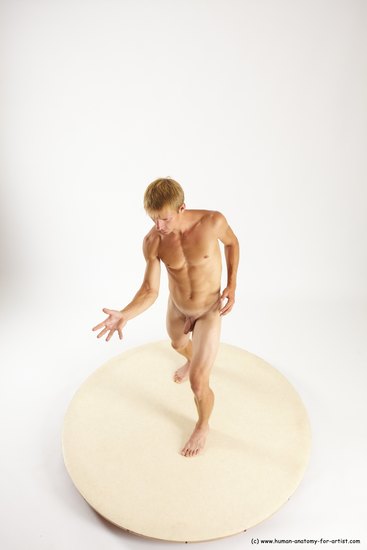 Nude Man White Standing poses - ALL Athletic Short Brown Standing poses - simple Multi angles poses Realistic