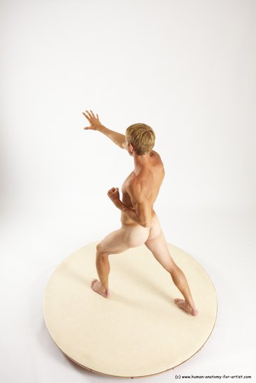 Nude Man White Standing poses - ALL Athletic Short Brown Standing poses - simple Multi angles poses Realistic