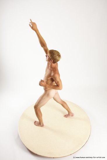 Nude Man White Standing poses - ALL Athletic Short Brown Standing poses - simple Multi angles poses Realistic