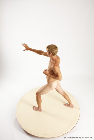 Nude Man White Standing poses - ALL Athletic Short Brown Standing poses - simple Multi angles poses Realistic