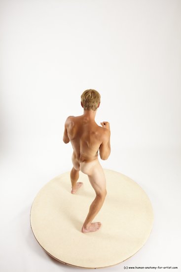 Nude Man White Standing poses - ALL Athletic Short Brown Standing poses - simple Multi angles poses Realistic