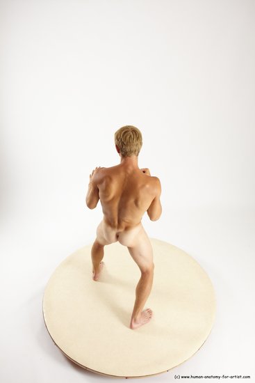 Nude Man White Standing poses - ALL Athletic Short Brown Standing poses - simple Multi angles poses Realistic