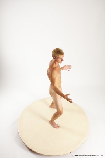 Nude Man White Standing poses - ALL Athletic Short Brown Standing poses - simple Multi angles poses Realistic