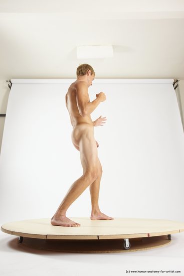 Nude Man White Standing poses - ALL Athletic Short Brown Standing poses - simple Multi angles poses Realistic