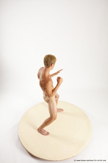 Nude Man White Standing poses - ALL Athletic Short Brown Standing poses - simple Multi angles poses Realistic