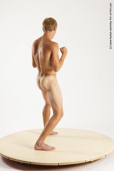 Nude Man White Standing poses - ALL Athletic Short Brown Standing poses - simple Multi angles poses Realistic