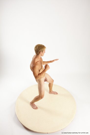 Nude Man White Standing poses - ALL Athletic Short Brown Standing poses - simple Multi angles poses Realistic