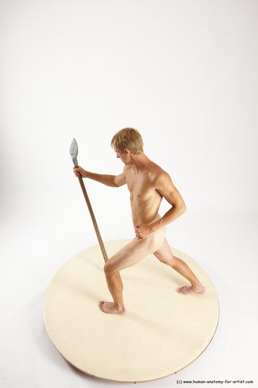 Nude Man White Standing poses - ALL Athletic Short Brown Standing poses - simple Multi angles poses Realistic